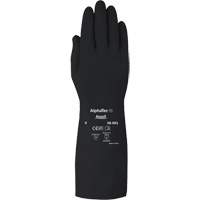 AlphaTec 38001PP Medium Duty Chemical-Resistant Gloves, Size 7, 14" L, Butyl Rubber, 14-mil NTL Industrial