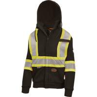 Heavyweight Safety Hoodie, Women's, X-Small, Black NTL Industrial