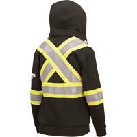 Heavyweight Safety Hoodie, Women's, X-Small, Black NTL Industrial
