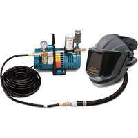 1-Worker MAXSHIELD&reg; Supplied Air Shield & Flip-Front Welding System NTL Industrial