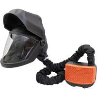 Visi&egrave;re rabattable PEAKAIR DEFENDER & ensemble de souffleur X90VX, Respirateur &agrave; masque/Masque de soudage, Pile Lithium-ion NTL Industrial