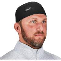 Chill-Its 6630 High-Performance Skull Cap with Terry Cloth Sweatband, Black NTL Industrial