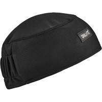 Chill-Its 6630 High-Performance Skull Cap with Terry Cloth Sweatband, Black NTL Industrial