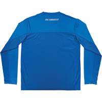 Chill-Its 6689 Cooling Long Sleeve Sun Shirt with UV Protection, Blue, Small NTL Industrial
