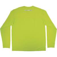 Chill-Its 6689 Cooling Long Sleeve Sun Shirt with UV Protection, High-Visibility Lime-Yellow, Small NTL Industrial