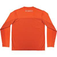 Chill-Its 6689 Cooling Long Sleeve Sun Shirt with UV Protection, Orange, Small NTL Industrial