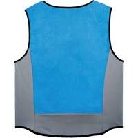 Veste de refroidissement &eacute;vaporatif Chill-Its 6667 avec fermeture &agrave; glissi&egrave;re, Moyen, Bleu NTL Industrial