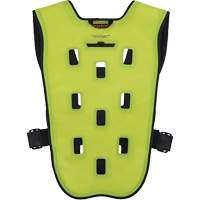 Veste de refroidissement &eacute;vaporatif Chill-Its 6685 avec fermeture &agrave; glissi&egrave;re, T-petit, Jaune lime haute visibilit&eacute; NTL Industrial