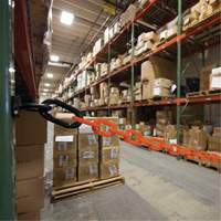 Ensemble de barri&egrave;re &agrave; chaîne magn&eacute;tique pour l'entrep&ocirc;t, Orange NTL Industrial