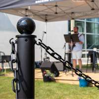 Chaîne de barri&egrave;re en plastique, Vert NTL Industrial