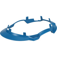 Bordure &eacute;troite compl&egrave;te &agrave; agrafe pour casque d'alpiniste RZRBack, bleu acier NTL Industrial