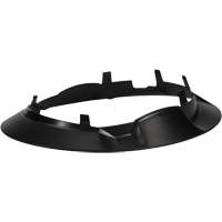 Bordure large compl&egrave;te &agrave; agrafe pour casque d'alpiniste RZRBack, blanc NTL Industrial