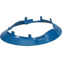 Bordure large compl&egrave;te &agrave; agrafe pour casque d'alpiniste RZRBack, bleu acier NTL Industrial