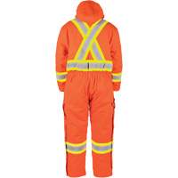 High-Visibility Lined Canvas Overalls, Small, High Visibility Orange NTL Industrial
