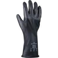 Gants r&eacute;sistant &agrave; l'acide & aux produits chimiques, Taille Petit/7, 12" lo, Caoutchouc butyle/Viton, 12 mils NTL Industrial