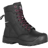 Women's Work Boots with Internal Flexible Metguard, Leather, Steel Toe, Size 5, Impermeable NTL Industrial