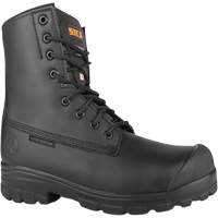 Keep Vegan Microfiber Work Boots, Synthetic Leather, Steel Toe, Size 4, Impermeable NTL Industrial