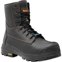 Metpro Flex Work Boots with Metguard, Leather, Size 4, Impermeable NTL Industrial