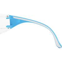 Adapt Lite Blue/White Safety Glasses, Clear Lens, Anti-Fog/Anti-Scratch, ANSI Z87+/Meets/Exceeds CSA Z94.3 NTL Industrial
