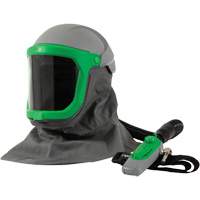 Z-Link Respirator with Safety Lens, FR Shoulder Cape, Breathing Tube & C40, Facepiece Respirator/Welding Helmet NTL Industrial