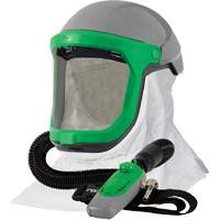 Z-Link Respirator with Tychem 4000 Shoulder Cape & C40, Facepiece Respirator/Welding Helmet NTL Industrial