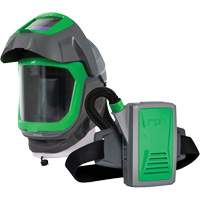 Z-Link Respirator Helmet with Face Seal, Visor & Belt Mount, Facepiece Respirator/Welding Helmet, Lithium-Ion Battery NTL Industrial