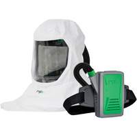 T-Link Respirator with Bump Cap, Breathing Tube, Belt-Mount & PX5 PAPR, Loose Fitting Hood & Faceshield, Lithium-Ion Battery NTL Industrial
