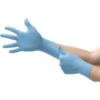 MICROFLEX 92-134 Versatility Disposable Gloves, 5.5/6/X-Small, Nitrile, 2.76-mil/3.94-mil, Powder-Free, Blue, Class 2 NTL Industrial