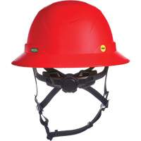 V-Gard H2&reg; Full Brim Safety Helmet with Mips&reg; Safety System, Ratchet Suspension, Non-Vented NTL Industrial