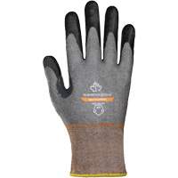 Dexterity Pro S21TXUFNRT Ultra-Thin Gloves, Size 5, 21 Gauge, Foam Nitrile Coated, Nylon/TenActiv Shell, ASTM ANSI Level A9 NTL Industrial