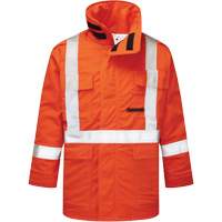 Parka isol&eacute; de 9 oz Haute visibilit&eacute; Avenger, style 515, Hommes, T-petit, Orange NTL Industrial
