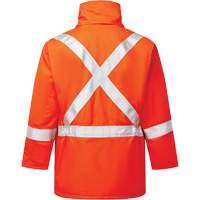 Parka isol&eacute; de 9 oz Haute visibilit&eacute; Avenger, style 515, Hommes, T-petit, Orange NTL Industrial