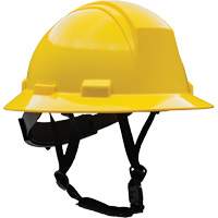 Kilimanjaro Full Brim Safety Helmet with HDPE Shell, Meets CSA Type 2, Ratchet Suspension, Non-Vented NTL Industrial