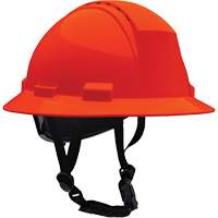 Kilimanjaro Full Brim Safety Helmet with HDPE Shell, Meets CSA Type 2, Ratchet Suspension, Vented NTL Industrial