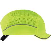 Casque l&eacute;ger de style casquette Skullerz 8955 avec micro-bordure, Vert lime haute visibilit&eacute; NTL Industrial