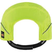 Casque l&eacute;ger de style casquette Skullerz 8955 avec micro-bordure, Vert lime haute visibilit&eacute; NTL Industrial