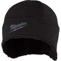 Secure Low-Profile Sherpa-Lined Beanie, Polyester Lining, Medium/Small, Black NTL Industrial
