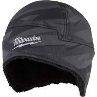Secure Low-Profile Sherpa-Lined Beanie, Polyester Lining, Medium/Small, Camo NTL Industrial