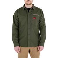 Chemise en flanelle GRIDIRON, Hommes, Petit, Vert NTL Industrial