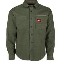 Chemise en flanelle GRIDIRON, Hommes, Petit, Vert NTL Industrial