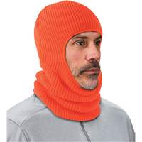 Masque balaclava pour cong&eacute;lateur en tricot c&ocirc;tel&eacute; &agrave; 2 couches N-Ferno, Acrylique, Orange NTL Industrial