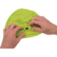 N-Ferno&reg; Winter Skull Cap with LED Rechargeable Light, Fleece Lining, One Size, High-Visibility Lime Green NTL Industrial