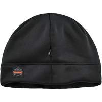 N-Ferno&reg; Zippered Winter Beanie Hat & Bump Cap Insert, Fleece Lining, Medium/Small, Black NTL Industrial