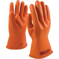NOVAX&reg; Rubber Insulating Glove with Straight Cuff, ASTM Class 0, Size 6, 11" L NTL Industrial