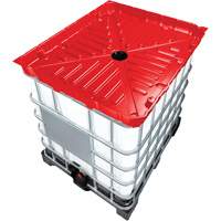 Entonnoir GRV pleine grandeur de 30 gal en poly&eacute;thyl&egrave;ne rouge r&eacute;sistant aux produits chimiques NTL Industrial