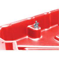 Ensemble dentonnoir GRV rouge pleine grandeur de 30 gal NTL Industrial