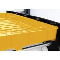 Entonnoir GRV pleine grandeur de 30 gal en poly&eacute;thyl&egrave;ne jaune r&eacute;sistant aux produits chimiques NTL Industrial