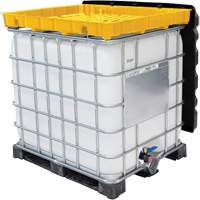 Ensemble dentonnoir GRV jaune pleine grandeur de 30 gal NTL Industrial