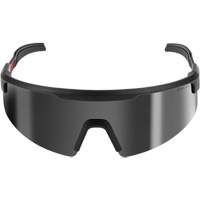Wraparound Safety Glasses with Dual Coat Lens, Red/Mirror Lens, Anti-Scratch/Polarized, ANSI Z87+/Meets/Exceeds CSA Z94.3 NTL Industrial