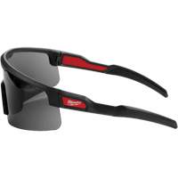 Wraparound Safety Glasses, Black Lens, Anti-Scratch, ANSI Z87+/Meets/Exceeds CSA Z94.3 NTL Industrial